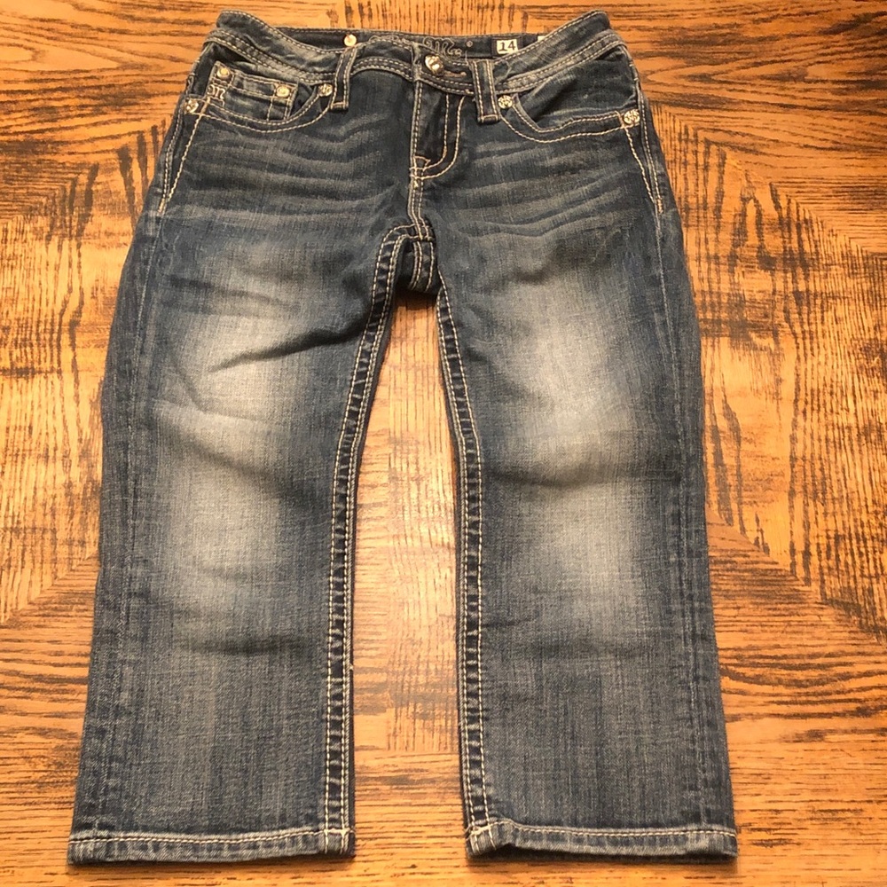 Miss Me Girls Denim Capris